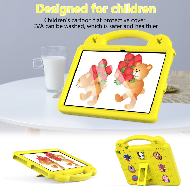 For Walmart Onn 10.1 2022 / 100071485 Handle Kickstand Children EVA Shockproof PC Tablet Case(Yellow) - Others by PMC TechLife | Online Shopping South Africa | PMC TechLife | Buy Now Pay Later Mobicred