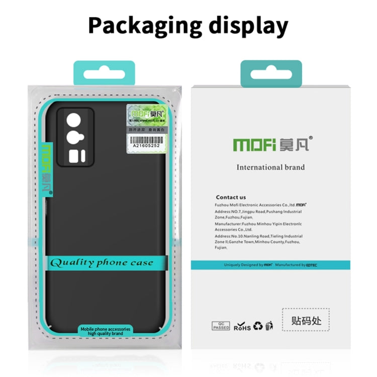 For Xiaomi Redmi K60 / K60 Pro MOFI Frosted Ultra-thin PC Hard Case(Black) - Xiaomi Cases by MOFI | Online Shopping South Africa | PMC Jewellery