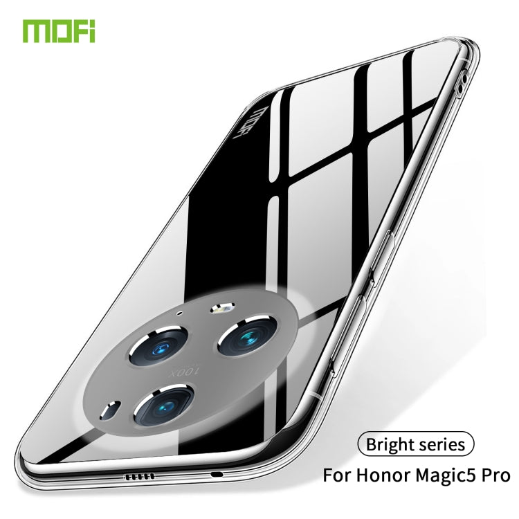 For Honor Magic5 Pro MOFI Ming Series Ultra-thin TPU Phone Case(Transparent) - Honor Cases by MOFI | Online Shopping South Africa | PMC Jewellery