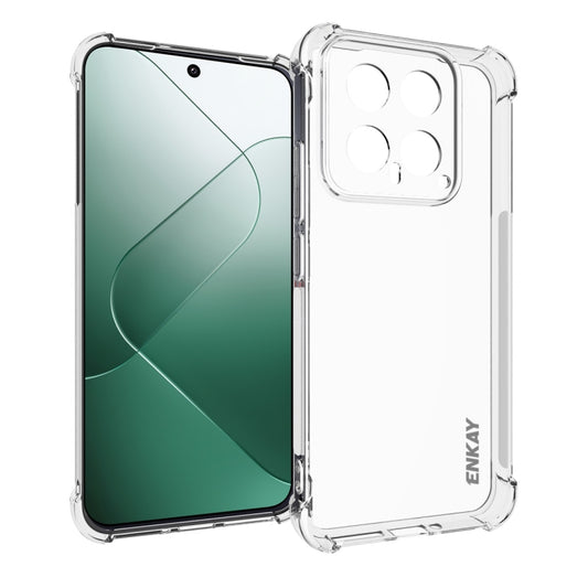 For Xiaomi 14 ENKAY Hat-Prince Transparent TPU Shockproof Phone Case - 14 Cases by ENKAY | Online Shopping South Africa | PMC Jewellery | Buy Now Pay Later Mobicred