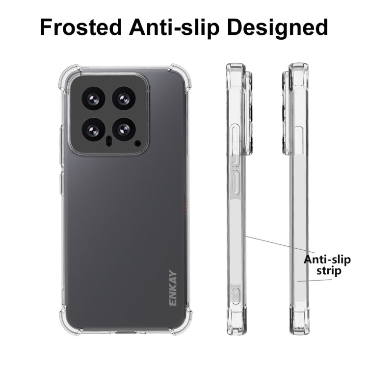 For Xiaomi 14 ENKAY Hat-Prince Transparent TPU Shockproof Phone Case - free shipping - PMC Jewellery - Order now!