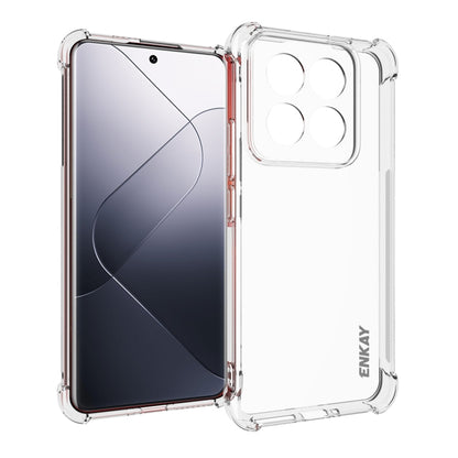 For Xiaomi 14 Pro ENKAY Hat-Prince Transparent TPU Shockproof Phone Case - 14 Pro Cases by ENKAY | Online Shopping South Africa | PMC Jewellery | Buy Now Pay Later Mobicred