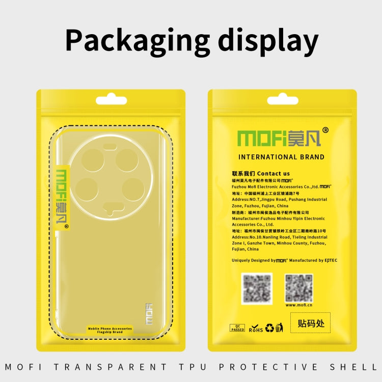For Huawei nova 11 4G MOFI Ming Series Transparent Ultra-thin TPU Phone Case - Huawei Cases by MOFI | Online Shopping South Africa | PMC TechLife | Buy Now Pay Later Mobicred
