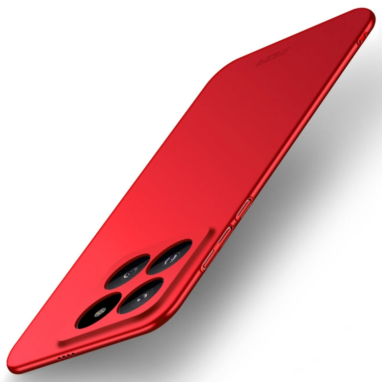 For?Xiaomi 14 Pro MOFI Micro-Frosted PC Ultra-thin Hard Phone Case(Red) - 14 Pro Cases by MOFI | Online Shopping South Africa | PMC Jewellery