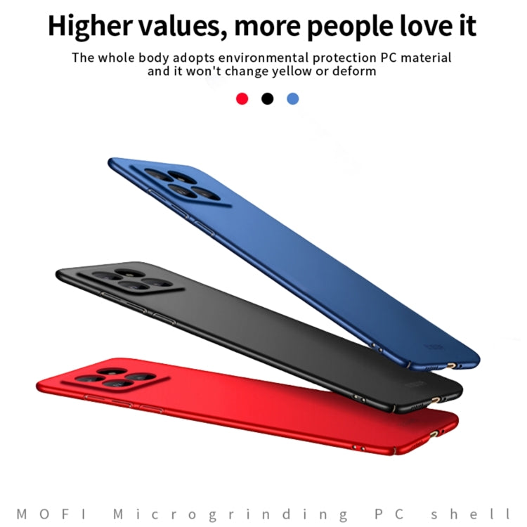 For?Xiaomi 14 Pro MOFI Micro-Frosted PC Ultra-thin Hard Phone Case(Red) - 14 Pro Cases by MOFI | Online Shopping South Africa | PMC Jewellery