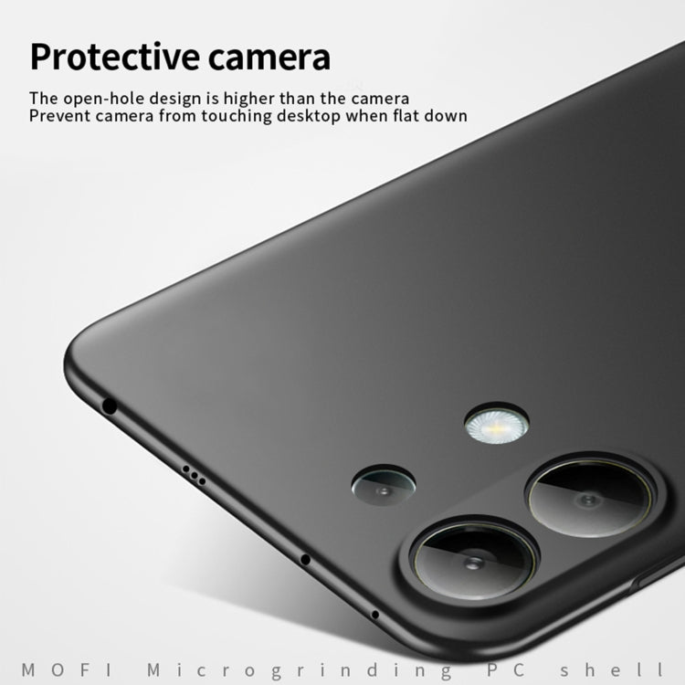 For Xiaomi Redmi Note 13 4G MOFI Micro-Frosted PC Ultra-thin Hard Phone Case(Red) - Xiaomi Cases by MOFI | Online Shopping South Africa | PMC TechLife | Buy Now Pay Later Mobicred