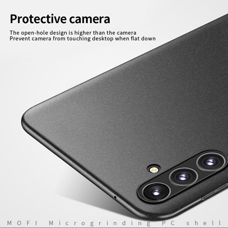 For Samsung Galaxy A54 5G MOFI Fandun Series Frosted PC Ultra-thin All-inclusive Phone Case(Black) - Galaxy Phone Cases by MOFI | Online Shopping South Africa | PMC TechLife | Buy Now Pay Later Mobicred