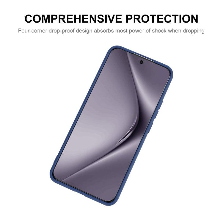For Huawei Pura 70 ENKAY Hat-Prince Liquid Silicone Shockproof Protective Soft Case(Black) - Huawei Cases by ENKAY | Online Shopping South Africa | PMC Jewellery | Buy Now Pay Later Mobicred