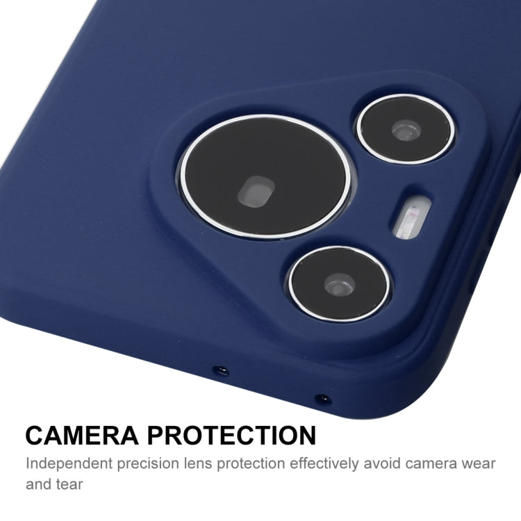 For Huawei Pura 70 Pro / 70 Pro+ ENKAY Hat-Prince Liquid Silicone Shockproof Protective Soft Case(Beige) - Huawei Cases by ENKAY | Online Shopping South Africa | PMC Jewellery | Buy Now Pay Later Mobicred