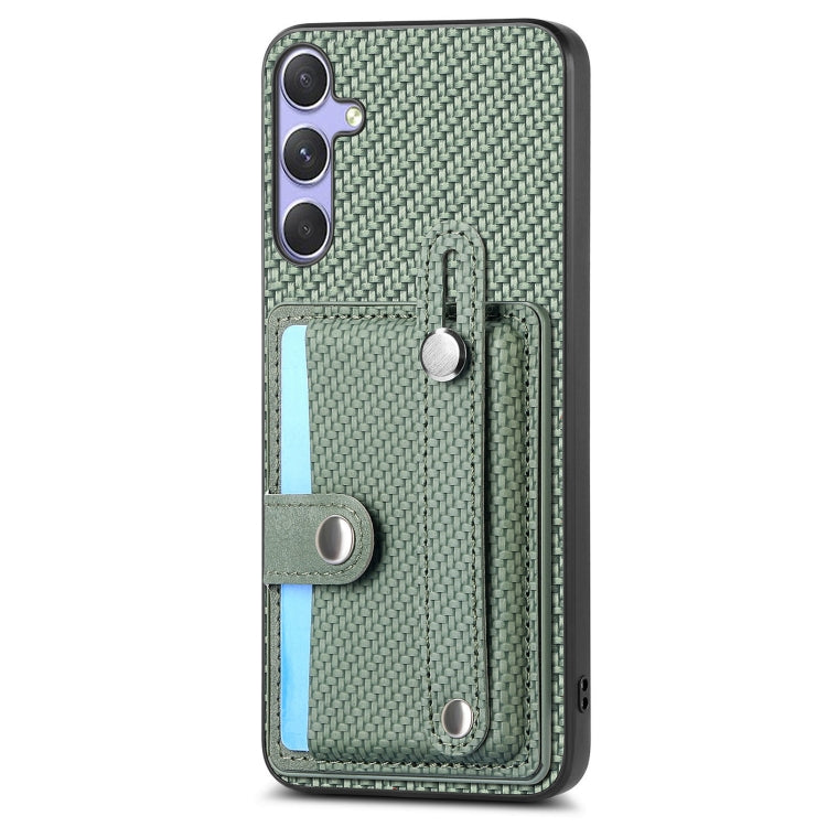 For Samsung Galaxy S25 Ultra 5G Wristband Kickstand Wallet Back Phone Case with Tool Knife(Green) - Galaxy S25 Ultra 5G Cases by PMC Jewellery | Online Shopping South Africa | PMC Jewellery | Buy Now Pay Later Mobicred