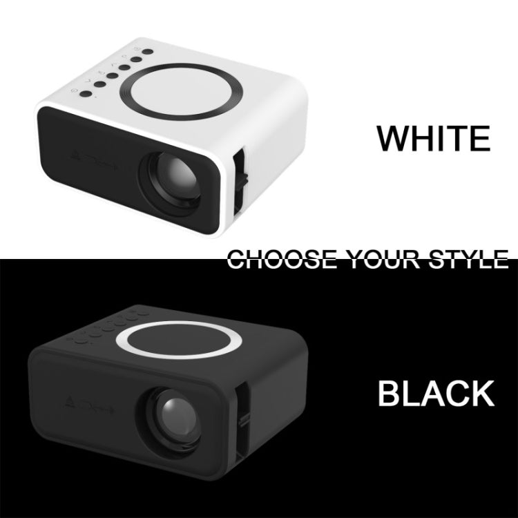 YT300 Home Multimedia Mini Remote Projector Support Mobile Phone(AU Plug Black) - Mini Projector by PMC Jewellery | Online Shopping South Africa | PMC Jewellery | Buy Now Pay Later Mobicred