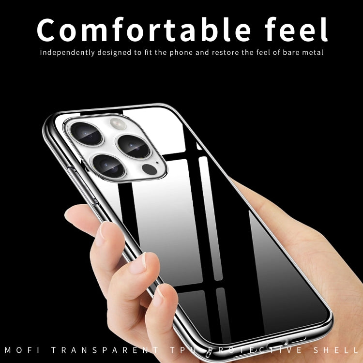 For iPhone 16 Pro Max MOFI Ming Series Ultra-thin TPU Phone Case(Transparent) - iPhone 16 Pro Max Cases by MOFI | Online Shopping South Africa | PMC TechLife | Buy Now Pay Later Mobicred