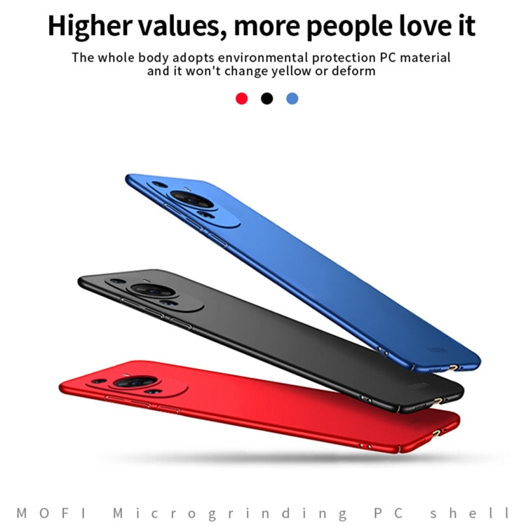 For Huawei P60 Art MOFI Frosted PC Ultra-thin Hard Phone Case(Blue) - Huawei Cases by MOFI | Online Shopping South Africa | PMC TechLife | Buy Now Pay Later Mobicred