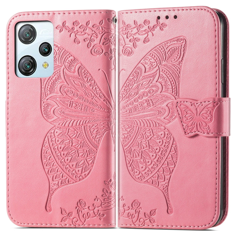 For Blackview A53 Butterfly Love Flower Embossed Leather Phone Case(Pink) - free shipping - PMC TechLife - Order now!