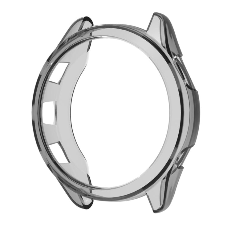 For Garmin Forerunner 265S ENKAY Hat-Prince Transparent TPU Frame Drop Protection Case(Grey) - Watch Cases by ENKAY | Online Shopping South Africa | PMC TechLife | Buy Now Pay Later Mobicred