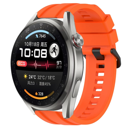 For Honor Watch GS 3i Long & Short Sports Solid Color Silicone Watch Band Set(Orange) - Watch Bands by PMC Jewellery | Online Shopping South Africa | PMC Jewellery