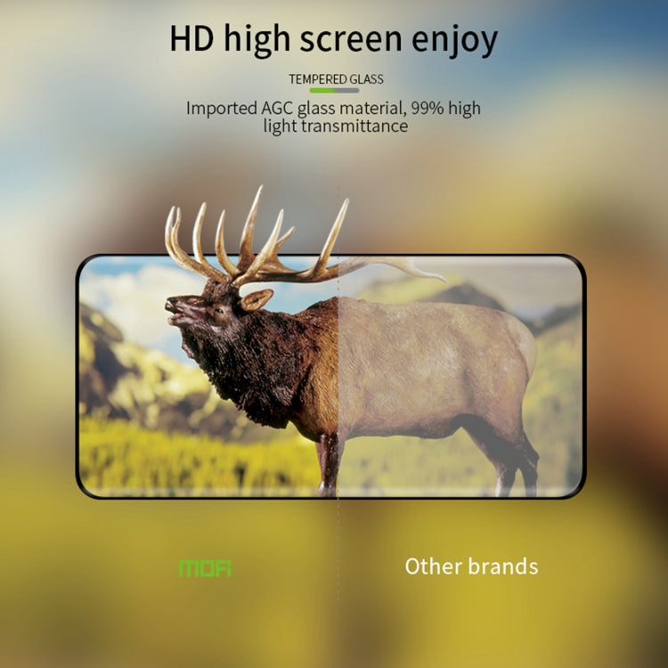 For Honor Magic6 MOFI 9H 3D Hot Bending Tempered Glass Film(Black) - Honor Tempered Glass by MOFI | Online Shopping South Africa | PMC TechLife | Buy Now Pay Later Mobicred