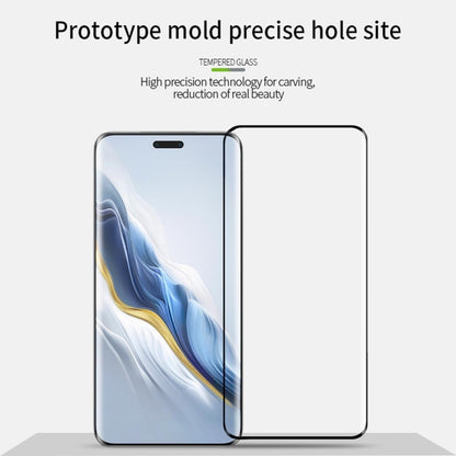 For Honor Magic6 Pro MOFI 9H 3D Hot Bending Tempered Glass Film(Black) - Honor Tempered Glass by MOFI | Online Shopping South Africa | PMC Jewellery