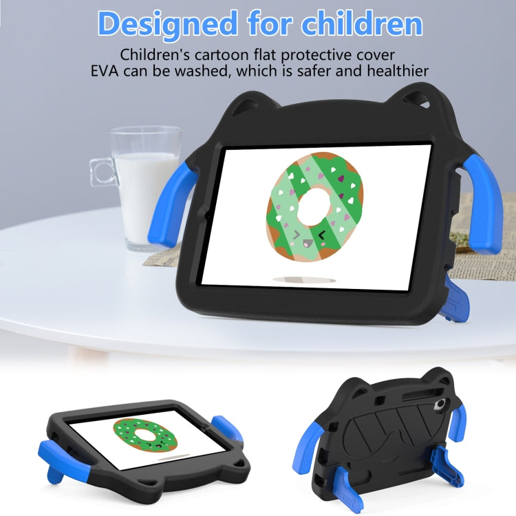 For Huawei MediaPad M5 Lite 8.0 Ice Baby EVA Shockproof Hard PC Tablet Case(Black+Blue) - Huawei by PMC TechLife | Online Shopping South Africa | PMC TechLife | Buy Now Pay Later Mobicred
