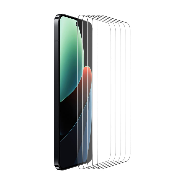 For Xiaomi 14 5pcs ENKAY Hat-Prince 0.26mm 9H 2.5D High Aluminum-silicon Tempered Glass Film - 14 Tempered Glass by ENKAY | Online Shopping South Africa | PMC Jewellery | Buy Now Pay Later Mobicred