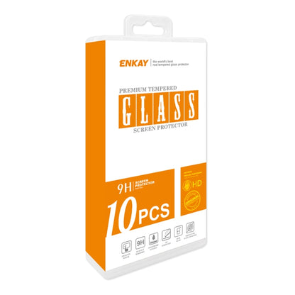 For Xiaomi Poco M6 Pro 4G 10pcs ENKAY Hat-Prince Full Glue High Aluminum-silicon Tempered Glass Film -  by ENKAY | Online Shopping South Africa | PMC Jewellery | Buy Now Pay Later Mobicred