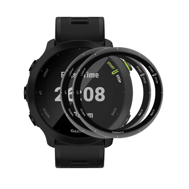 For Garmin Forerunner 158 2pcs ENKAY 3D Full Coverage Soft PC Edge PMMA HD Screen Protector Film - free shipping - PMC TechLife - Order now!