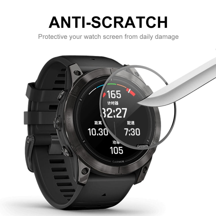 For Garmin Epix Pro Gen 2 47mm 5pcs ENKAY 3D Full Coverage Soft PC Edge PMMA HD Screen Protector Film - Screen Protector by ENKAY | Online Shopping South Africa | PMC TechLife | Buy Now Pay Later Mobicred