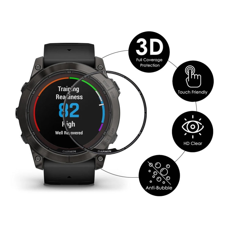 For Garmin Fenix 7S Pro 10pcs ENKAY 3D Full Coverage Soft PC Edge PMMA HD Screen Protector Film - free shipping - PMC TechLife - Order now!