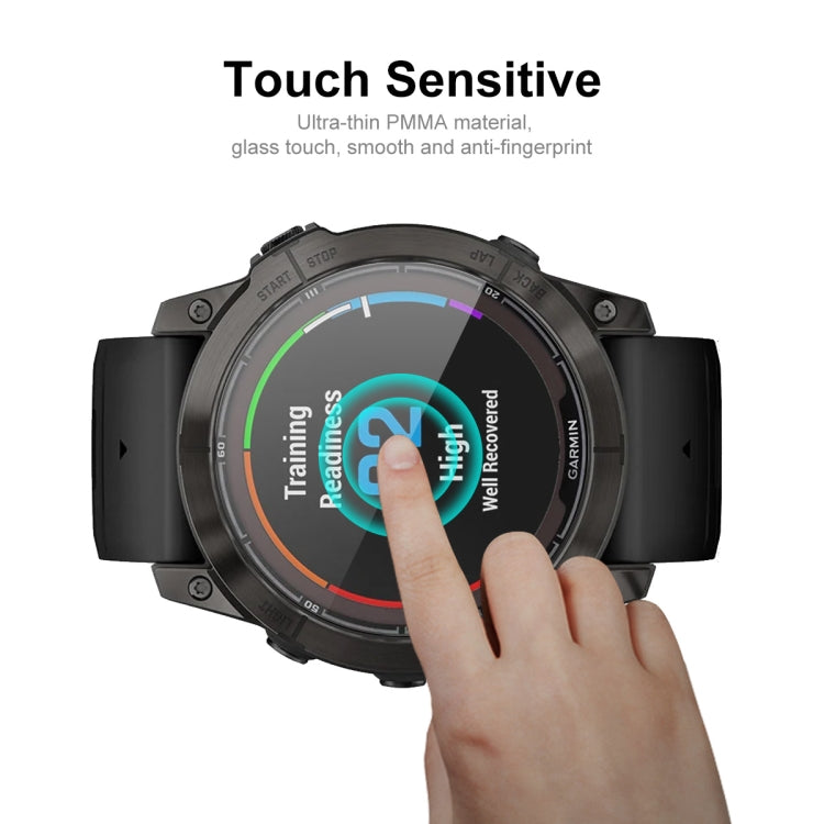 For Garmin Fenix 7S Pro 10pcs ENKAY 3D Full Coverage Soft PC Edge PMMA HD Screen Protector Film - free shipping - PMC TechLife - Order now!
