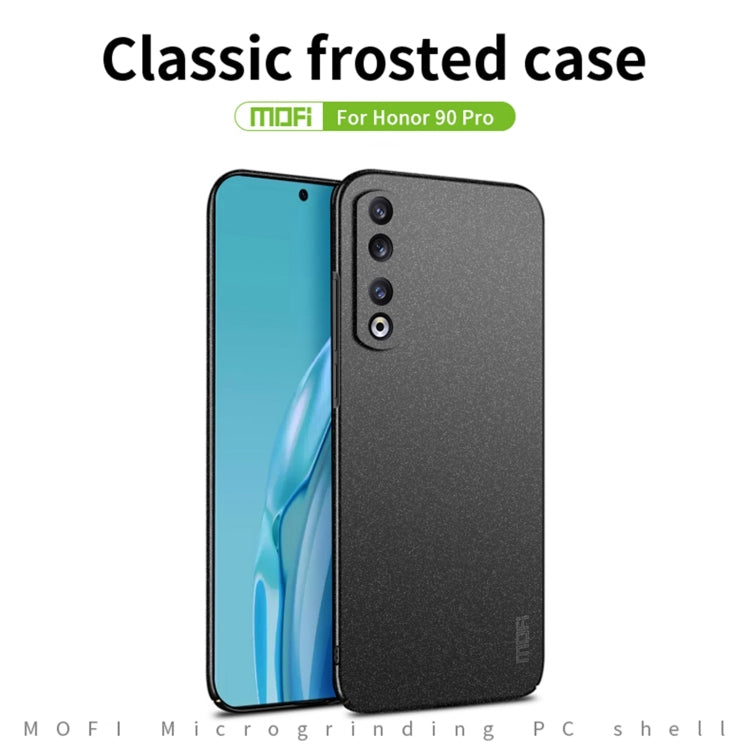 For Honor 90 Pro MOFI Fandun Series Frosted PC Ultra-thin All-inclusive Phone Case(Blue) - Honor Cases by MOFI | Online Shopping South Africa | PMC Jewellery