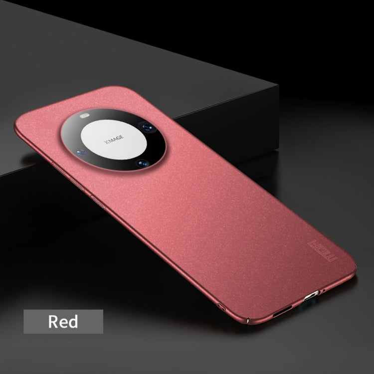 For Huawei Mate 60 Pro MOFI Fandun Series Frosted PC Ultra-thin All-inclusive Phone Case(Red) - Huawei Cases by MOFI | Online Shopping South Africa | PMC Jewellery