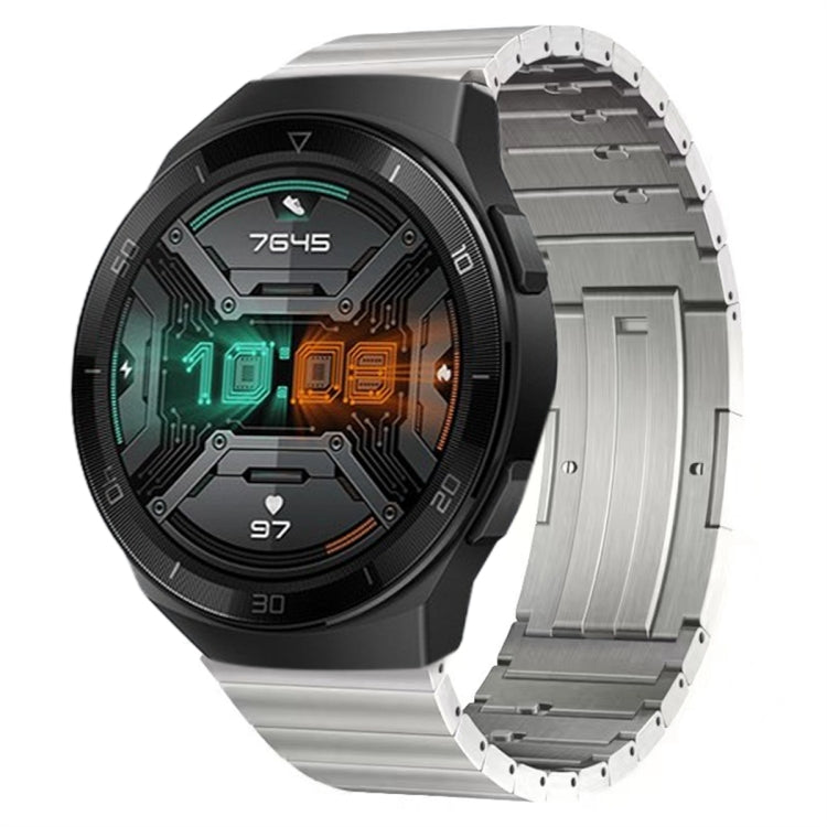 For Huawei Watch GT 2e Titanium Alloy Quick Release Watch Band(Silver) - Watch Bands by PMC TechLife | Online Shopping South Africa | PMC TechLife