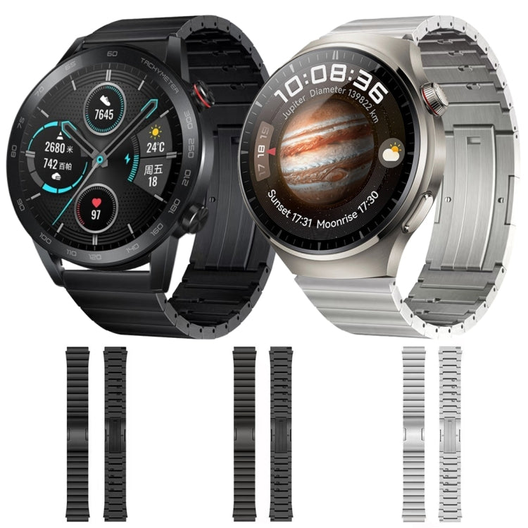 For Huawei Watch 3 Titanium Alloy Quick Release Watch Band(Black) - Watch Bands by PMC TechLife | Online Shopping South Africa | PMC TechLife