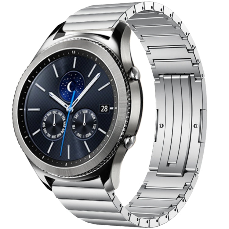 For Samsung Gear S3 Classic One Bead Titanium Alloy Watch Band(Silver) - Watch Bands by PMC Jewellery | Online Shopping South Africa | PMC Jewellery