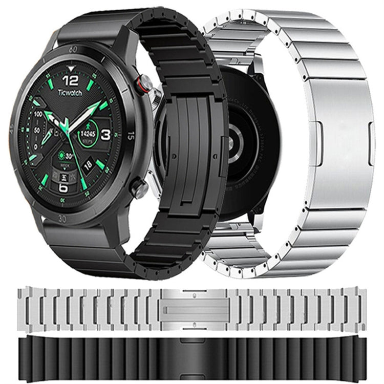 For Samsung Galaxy Watch 42mm One Bead Titanium Alloy Watch Band(Black) - Watch Bands by PMC TechLife | Online Shopping South Africa | PMC TechLife