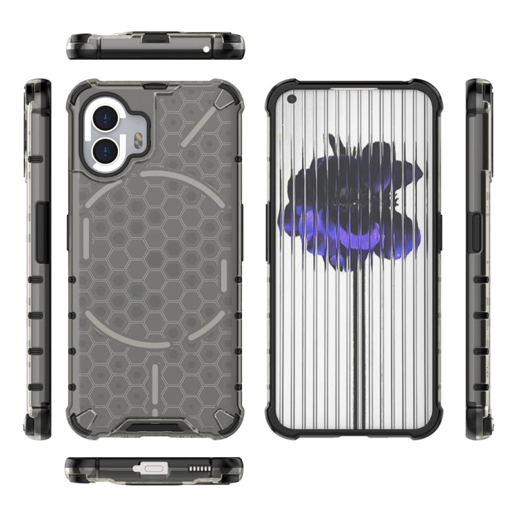 For Nothing Phone 2 Shockproof Honeycomb Phone Case(Black) - More Brand by PMC Jewellery | Online Shopping South Africa | PMC Jewellery