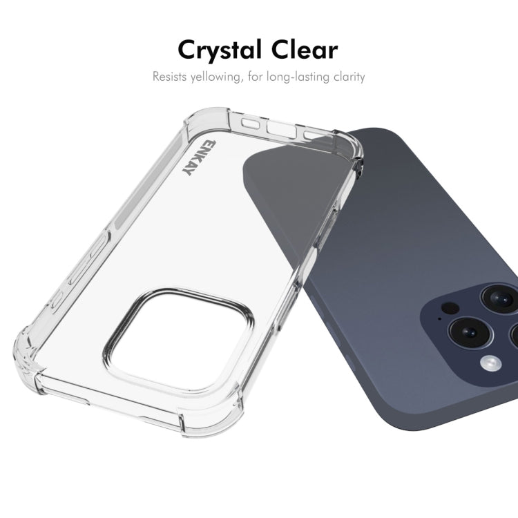 For iPhone 16 Pro ENKAY Hat-Prince Transparent TPU Shockproof Phone Case - iPhone 16 Pro Cases by ENKAY | Online Shopping South Africa | PMC TechLife | Buy Now Pay Later Mobicred