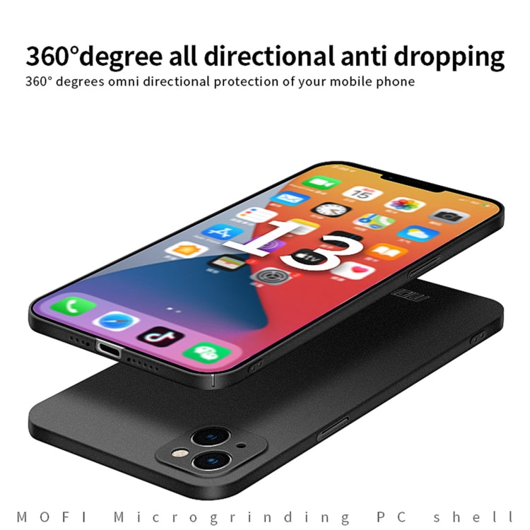 For iPhone 15 Pro Max MOFI Fandun Series Frosted PC Ultra-thin All-inclusive Phone Case(Blue) - iPhone 15 Pro Max Cases by MOFI | Online Shopping South Africa | PMC TechLife