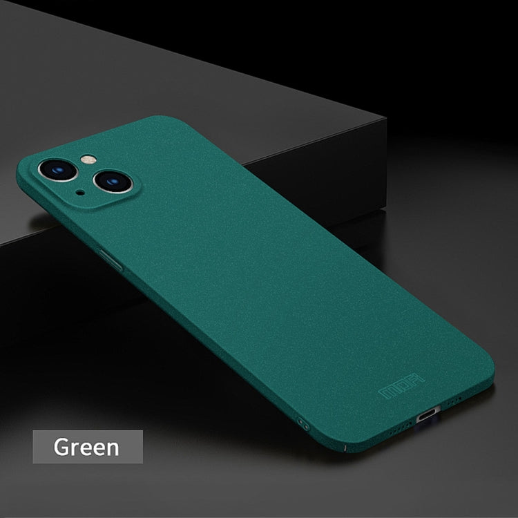 For iPhone 15 Pro Max MOFI Fandun Series Frosted PC Ultra-thin All-inclusive Phone Case(Green) - iPhone 15 Pro Max Cases by MOFI | Online Shopping South Africa | PMC TechLife