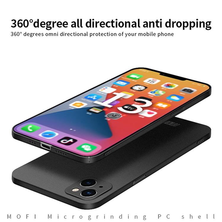 For iPhone 15 MOFI Fandun Series Frosted PC Ultra-thin All-inclusive Phone Case(Red) - iPhone 15 Cases by MOFI | Online Shopping South Africa | PMC TechLife | Buy Now Pay Later Mobicred