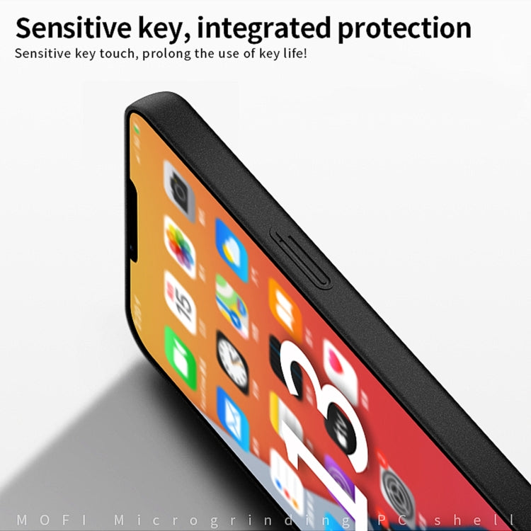 For iPhone 15 Plus  MOFI Fandun Series Frosted PC Ultra-thin All-inclusive Phone Case(Blue) - More iPhone Cases by MOFI | Online Shopping South Africa | PMC TechLife