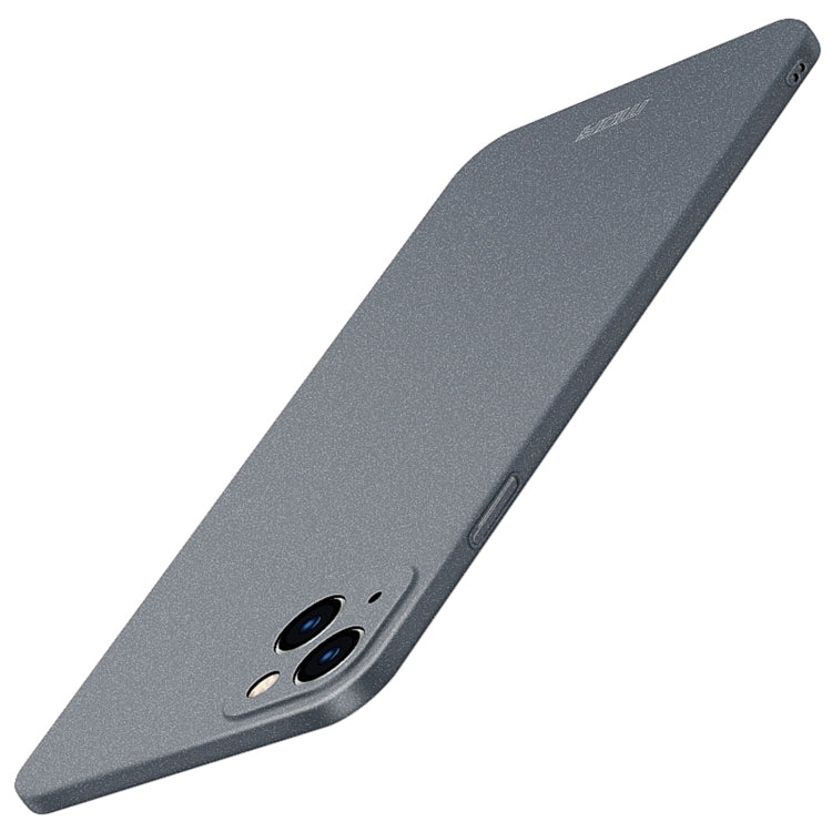 For iPhone 15 Plus  MOFI Fandun Series Frosted PC Ultra-thin All-inclusive Phone Case(Gray) - free shipping - PMC TechLife - Order now!