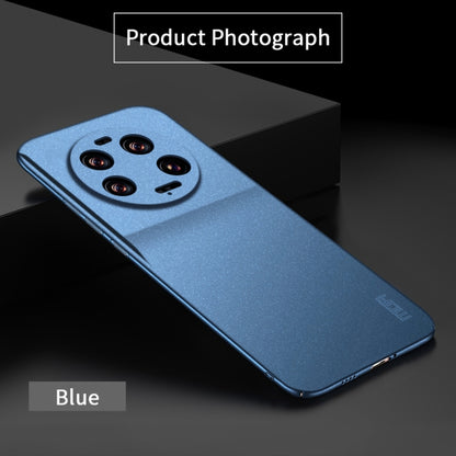 For Xiaomi 13 Ultra MOFI Fandun Series Frosted PC Ultra-thin All-inclusive Phone Case(Blue) - Xiaomi Cases by MOFI | Online Shopping South Africa | PMC Jewellery