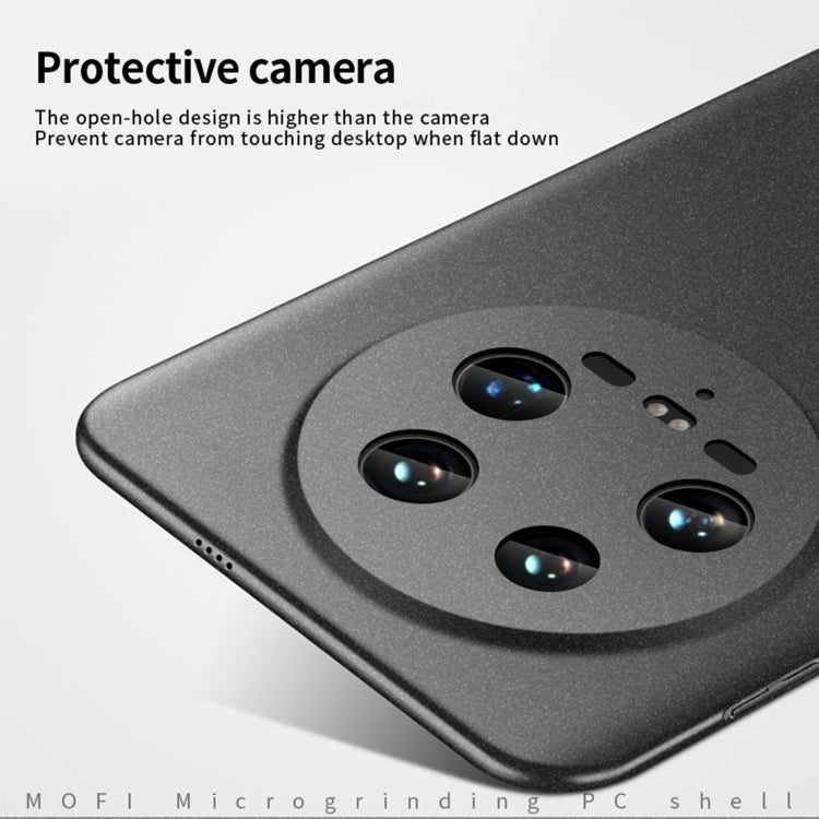 For Xiaomi 14 Ultra MOFI Fandun Series Frosted PC Ultra-thin All-inclusive Phone Case(Black) - 14 Ultra Cases by MOFI | Online Shopping South Africa | PMC Jewellery | Buy Now Pay Later Mobicred