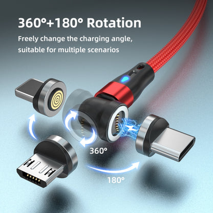 ENKAY 3A USB to Type-C / 8 Pin Magnetic 540 Degrees Rotating Fast Charging Cable, Length:1m(Black) - Charging Cable & Head by ENKAY | Online Shopping South Africa | PMC Jewellery | Buy Now Pay Later Mobicred