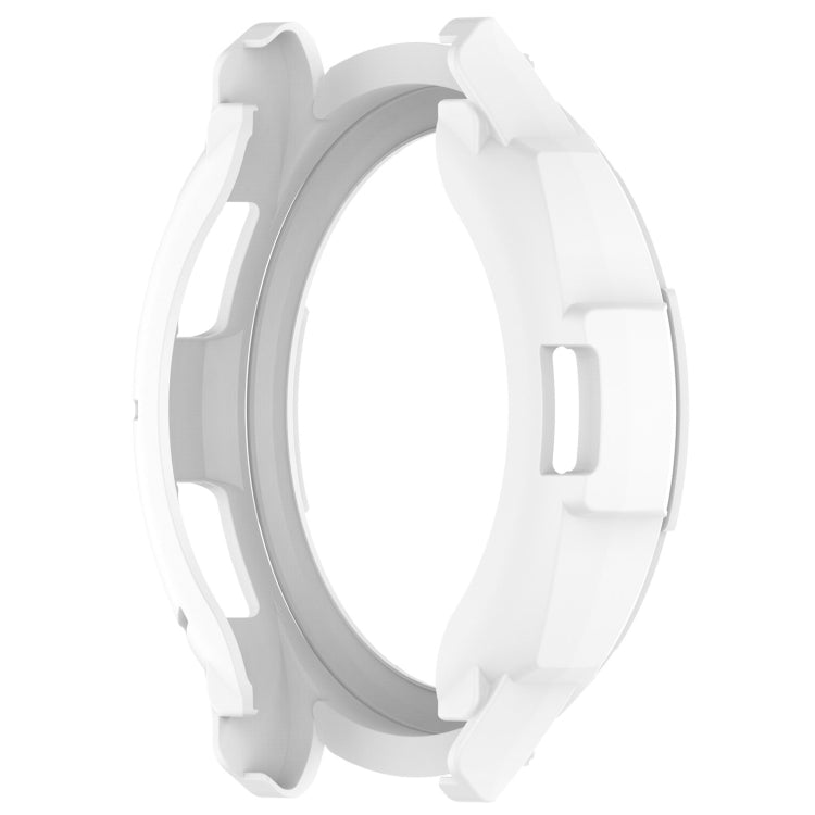 For Samsung Galaxy Watch 6 Classic 43mm Rotating Ring  + TPU Armor Watch Protective Case(White) - Watch Cases by PMC Jewellery | Online Shopping South Africa | PMC Jewellery