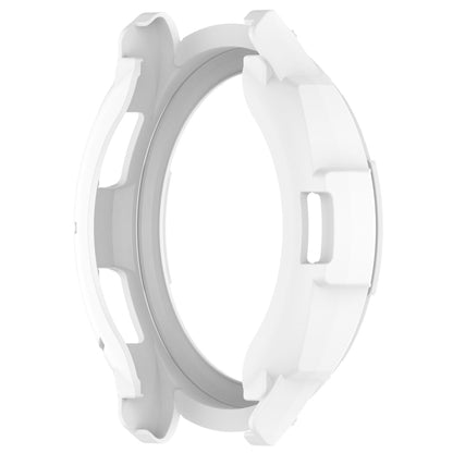 For Samsung Galaxy Watch 6 Classic 43mm Rotating Ring  + TPU Armor Watch Protective Case(White) - Watch Cases by PMC Jewellery | Online Shopping South Africa | PMC Jewellery