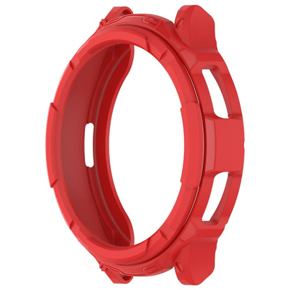 For Samsung Galaxy Watch 6 Classic 43mm Rotating Ring  + TPU Armor Watch Protective Case(Red) - Watch Cases by PMC Jewellery | Online Shopping South Africa | PMC Jewellery