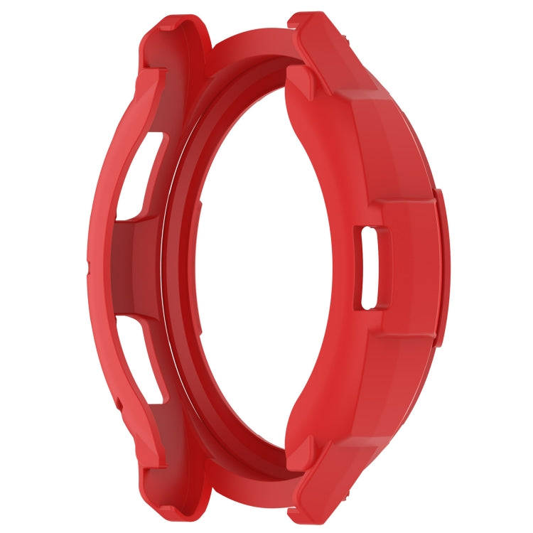 For Samsung Galaxy Watch 6 Classic 43mm Rotating Ring  + TPU Armor Watch Protective Case(Red) - Watch Cases by PMC Jewellery | Online Shopping South Africa | PMC Jewellery