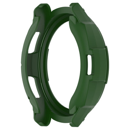 For Samsung Galaxy Watch 6 Classic 47mm Rotating Ring  + TPU Armor Watch Protective Case(Green) - Watch Cases by PMC Jewellery | Online Shopping South Africa | PMC Jewellery